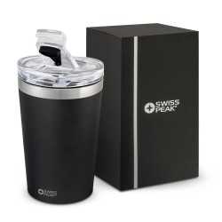 branded Swiss Peak Vacuum Cup, from our range of promotional Reusable Coffee Cups - Metal