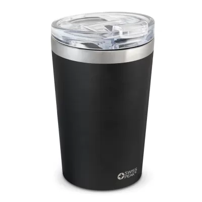 branded Swiss Peak Vacuum Cup, from our range of promotional Reusable Coffee Cups - Metal