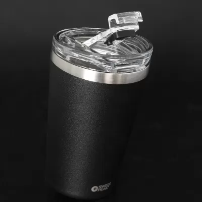 branded Swiss Peak Vacuum Cup, from our range of promotional Reusable Coffee Cups - Metal