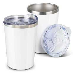 branded Evora Vacuum Cup, from our range of promotional Reusable Coffee Cups - Metal