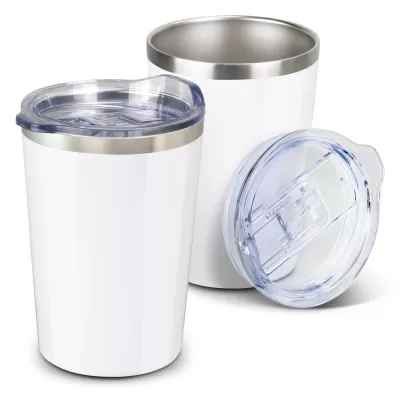 branded Evora Vacuum Cup, from our range of promotional Reusable Coffee Cups - Metal
