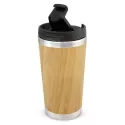 branded Bamboo Double Wall Cup, from our range of promotional Reusable Coffee Cups - Metal