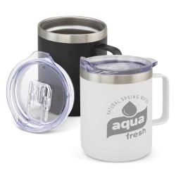 branded Zeus Vacuum Cup, from our range of promotional Reusable Coffee Cups - Metal