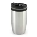 branded Vento Double Wall Cup, from our range of promotional Reusable Coffee Cups - Metal
