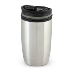 branded Vento Double Wall Cup, from our range of promotional Reusable Coffee Cups - Metal