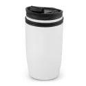 branded Vento Double Wall Cup, from our range of promotional Reusable Coffee Cups - Metal