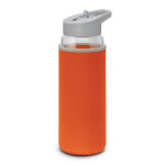 Drink Bottles - Glass  - Elixir Glass Bottle - Neoprene Sleeve
