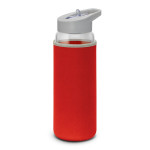 Drink Bottles - Glass  - Elixir Glass Bottle - Neoprene Sleeve