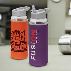 Drink Bottles - Glass - Elixir Glass Bottle - Neoprene Sleeve