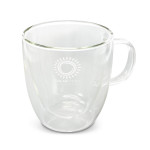 Printed Glasses &amp; Tumblers  - Riviera Double Wall Glass Cup