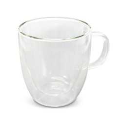branded Riviera Double Wall Glass Cup, from our range of promotional Printed Glasses & Tumblers