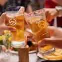 branded Soho Beer Glass, from our range of promotional Printed Glasses &amp; Tumblers