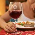 Printed Glasses &amp; Tumblers  - Mahana Wine Glass - 600ml