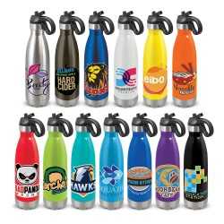 branded Mirage Vacuum Bottle - Flip Lid, from our range of promotional Drink Bottles - Metal