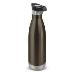 branded Mirage Vacuum Bottle - Push Button, from our range of promotional Drink Bottles - Metal