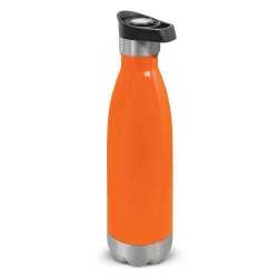 branded Mirage Vacuum Bottle - Push Button, from our range of promotional Drink Bottles - Metal