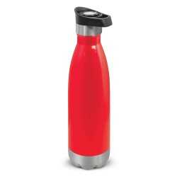 branded Mirage Vacuum Bottle - Push Button, from our range of promotional Drink Bottles - Metal