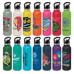 branded Nomad Vacuum Bottle - Powder Coated, from our range of promotional Drink Bottles - Metal