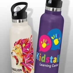 branded Nomad Vacuum Bottle - Powder Coated, from our range of promotional Drink Bottles - Metal