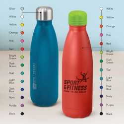 branded Mirage Powder Coated Vacuum Bottle, from our range of promotional Drink Bottles - Metal