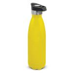 branded Mirage Powder Coated Vacuum Bottle - Push Button Lid, from our range of promotional Drink Bottles - Metal