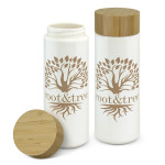 branded Reservoir Double Wall Ceramic Bottle, from our range of promotional Drink Bottles - Metal