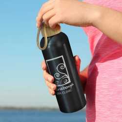 branded Eden Aluminium Bottle, from our range of promotional Drink Bottles - Metal