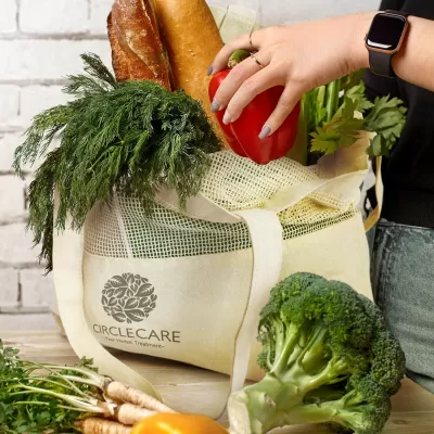 branded Laurel Cotton Tote Bag, from our range of promotional Cotton & Calico Tote Bags