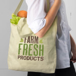 branded Cotton Shoulder Tote Bag, from our range of promotional Cotton &amp; Calico Tote Bags