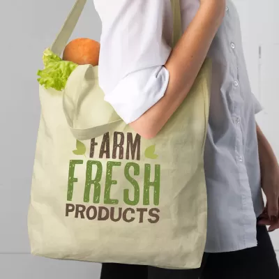 branded Cotton Shoulder Tote Bag, from our range of promotional Cotton & Calico Tote Bags