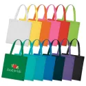 branded Sonnet Cotton Tote Bag - Solid Colours, from our range of promotional Cotton &amp; Calico Tote Bags