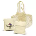 branded Cotton Mesh Foldaway Tote Bag, from our range of promotional Cotton &amp; Calico Tote Bags