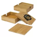 branded Bamboo Coasters, from our range of promotional Coasters