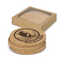 branded Oakridge Cork Coaster Round Set of 4, from our range of promotional Coasters