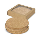 branded Oakridge Cork Coaster Round Set of 4, from our range of promotional Coasters