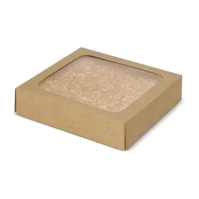 branded Oakridge Cork Coaster Square Set of 4, from our range of promotional Coasters