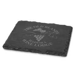 branded Slate Coaster - Single, from our range of promotional Coasters