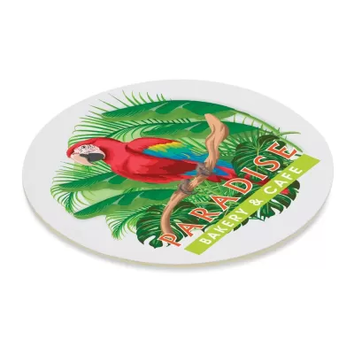 branded Cardboard Drink Coaster - Round, from our range of promotional Coasters