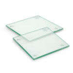 branded Venice Glass Coaster Set of 2 - Square, from our range of promotional Coasters