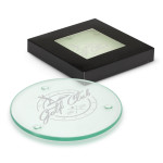branded Venice Glass Coaster Set of 2 - Round, from our range of promotional Coasters