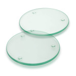 branded Venice Glass Coaster Set of 2 - Round, from our range of promotional Coasters