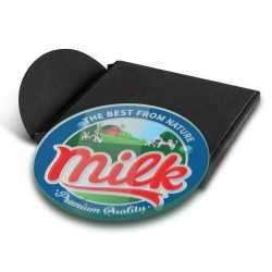 branded Venice Single Glass Coaster Round - Full Colour, from our range of promotional Coasters