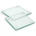 branded Venice Glass Coaster Set of 2 Square - Full Colour, from our range of promotional Coasters