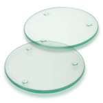 branded Venice Glass Coaster Set of 2 Round - Full Colour, from our range of promotional Coasters