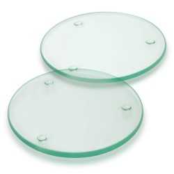 branded Venice Glass Coaster Set of 2 Round - Full Colour, from our range of promotional Coasters