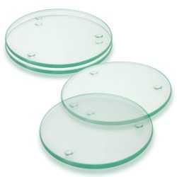 branded Venice Glass Coaster Set of 4 Round - Full Colour, from our range of promotional Coasters