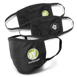 branded Reusable 3-ply Cotton Face Mask, from our range of promotional Face Masks