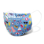 branded Reusable Face Mask Full Colour - Small, from our range of promotional Face Masks