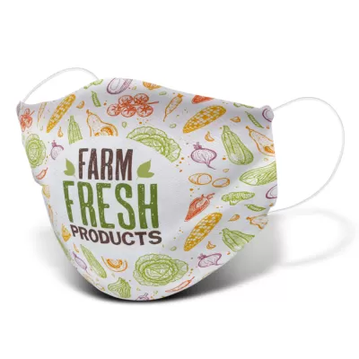 branded Reusable Face Mask Full Colour - Large, from our range of promotional Face Masks