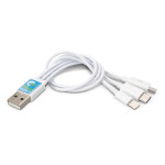 branded Triple Connector Cable, from our range of promotional USB Accessories